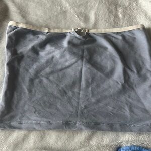 Tube top with buckle